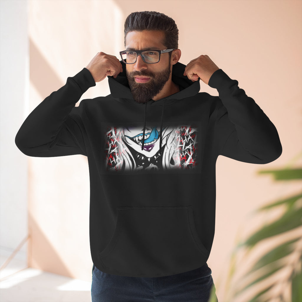 Three-Panel Fleece Hoodie