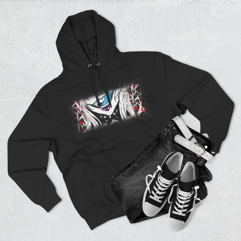 Three-Panel Fleece Hoodie