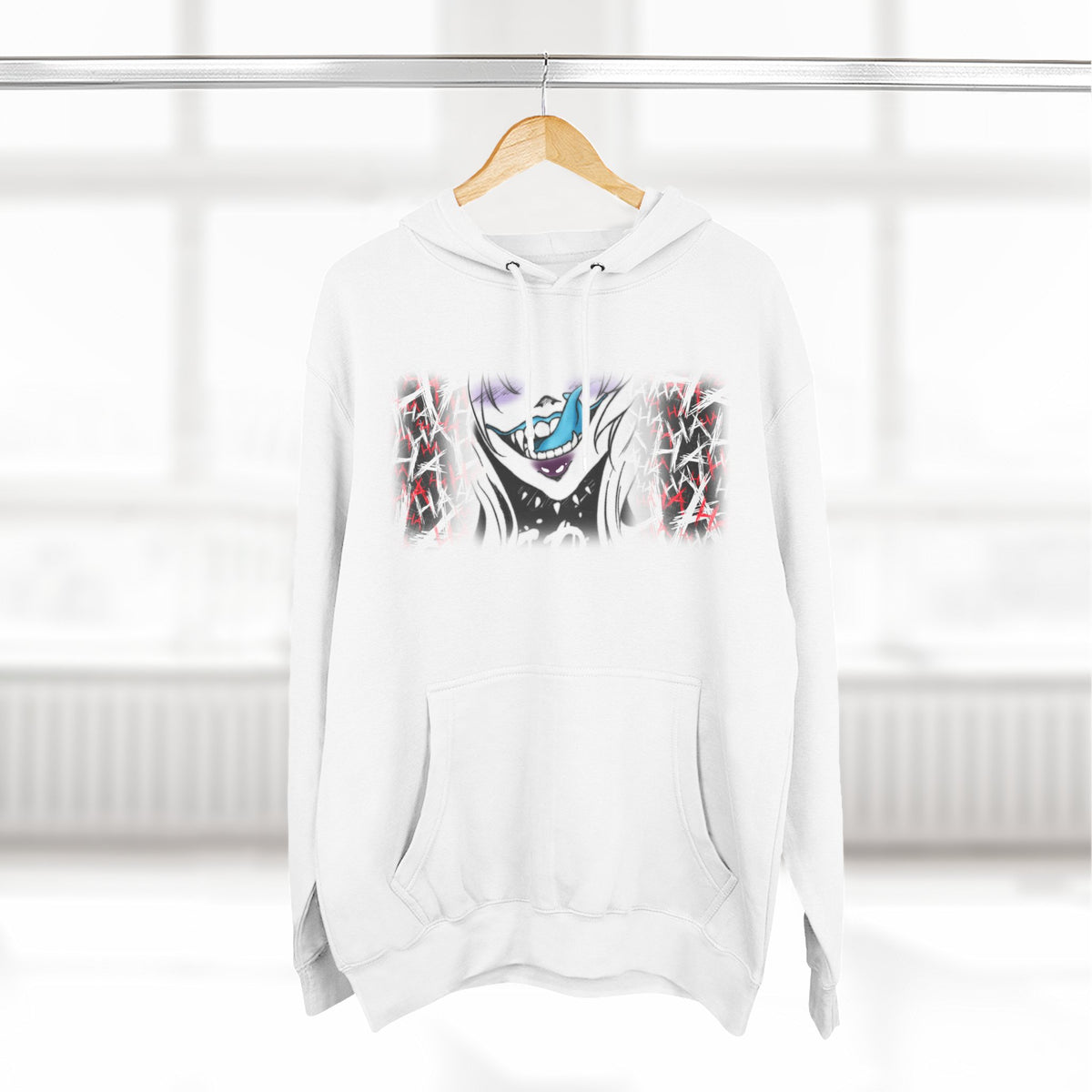 Three-Panel Fleece Hoodie