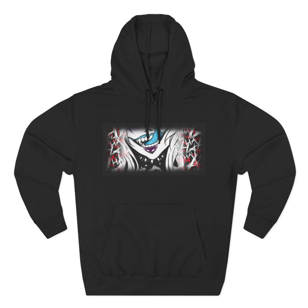 Three-Panel Fleece Hoodie