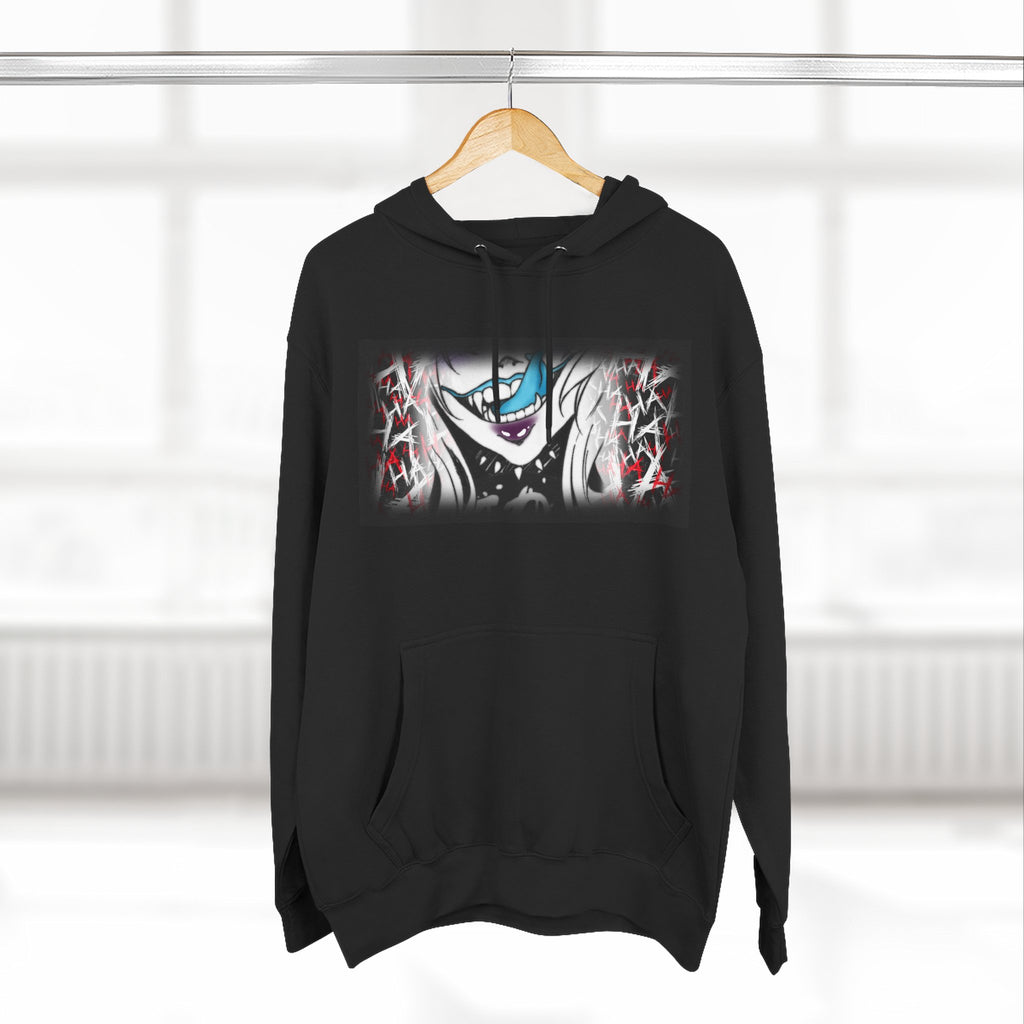 Three-Panel Fleece Hoodie